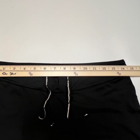 Nike Running Dri-Fit Woman's Leggings Large Black Crop Capri - Picture 9 of 15